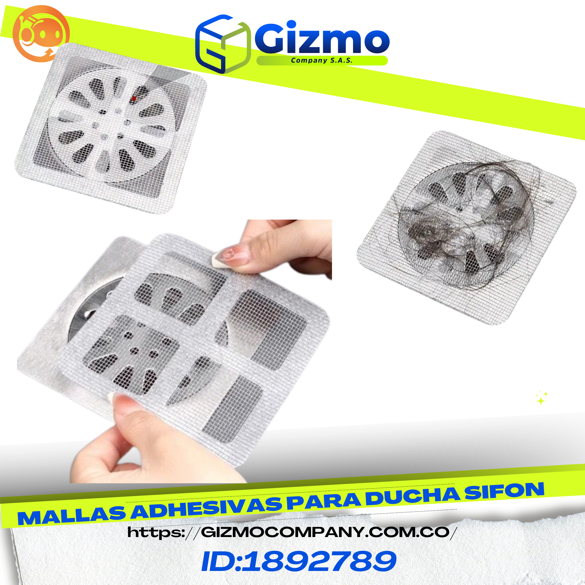 Mallas Adhesivas Para Ducha Sifon